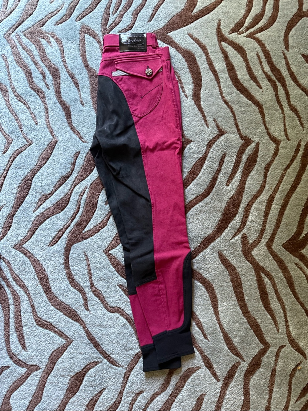 Euro-Star Ruby Full-Seat Breeches 24 Red NWOT